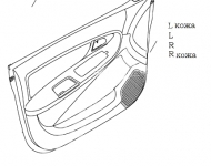 Панель передней двери Geely GC6
